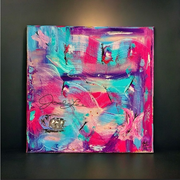 Original Abstract Butterfly 🦋 Painting - Picture 3 of 4